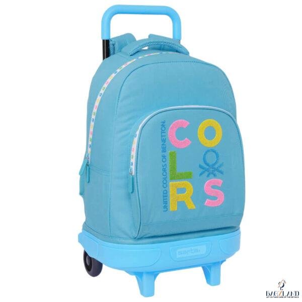 Cartable a roulettes  Benetton “Spring” 45 cm