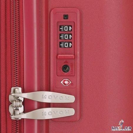 Valise Cabine S Extensible Movom Inari Rouge – Image 4