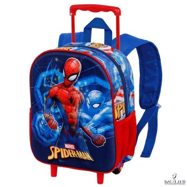 Cartable a roulettes Crèche 3D SPIDERMAN Powerful 34cm