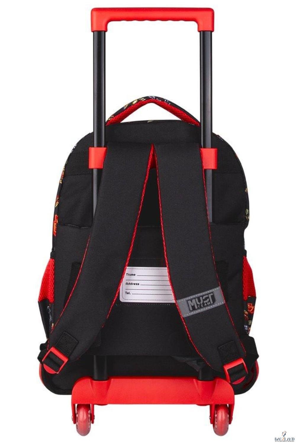 Cartable a roulettes MUST Lightning MCQUEEN 44 cm – Image 2