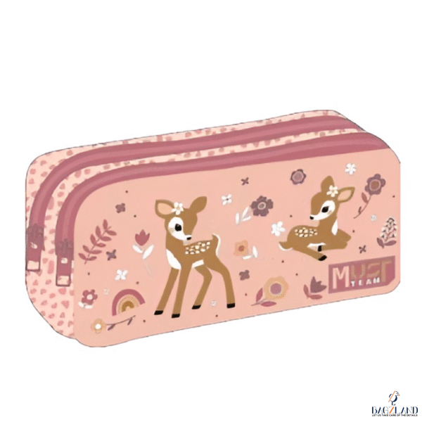 Trousse Must CUTE DEER double compartiment