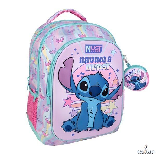 Sac a Dos MUST Stitch Having a blast 43 cm