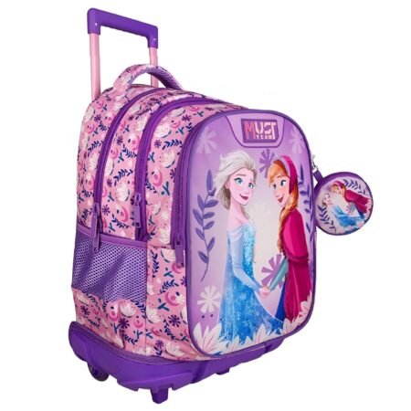 Cartable a roulettes MUST Frozen Sisters 45 cm