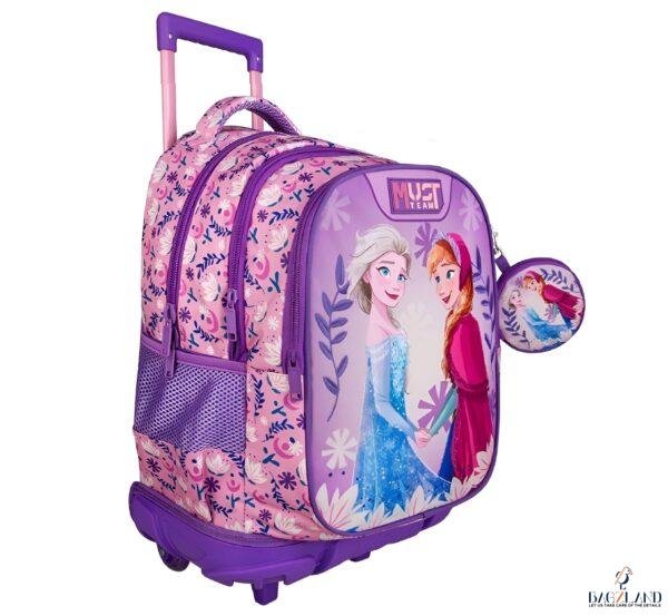 Cartable a roulettes MUST Frozen Sisters 45 cm