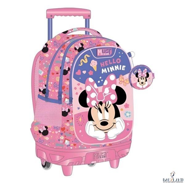 Cartable a roulettes MUST MINNIE BESTIES FOREVER  44 cm