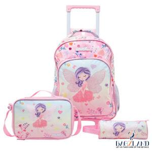 Pack Cartable a roulettes CP Must little Angel 43cm 3 PCS