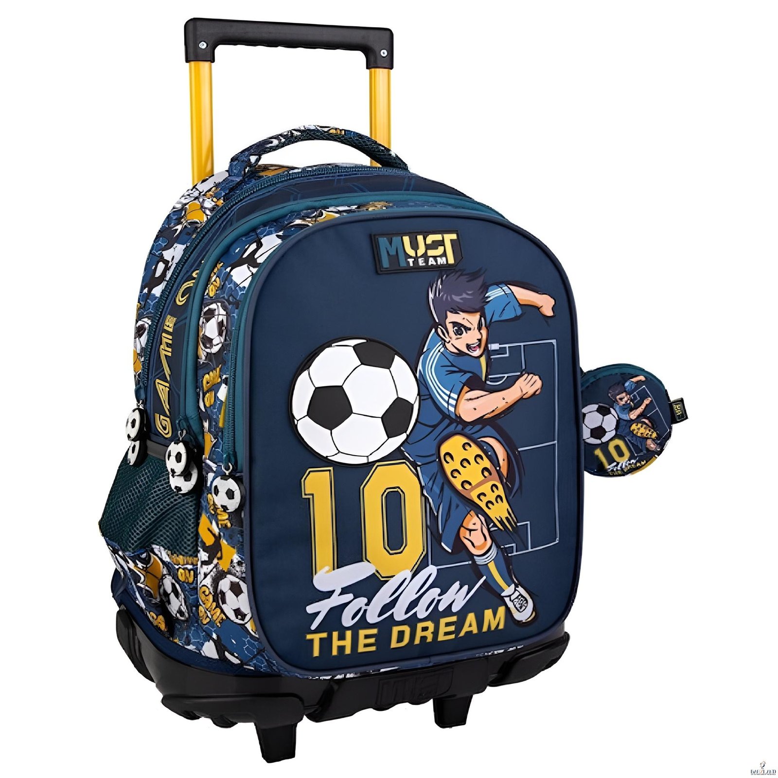 Cartable a roulettes MUST FOLLOW THE DREAM 44 cm