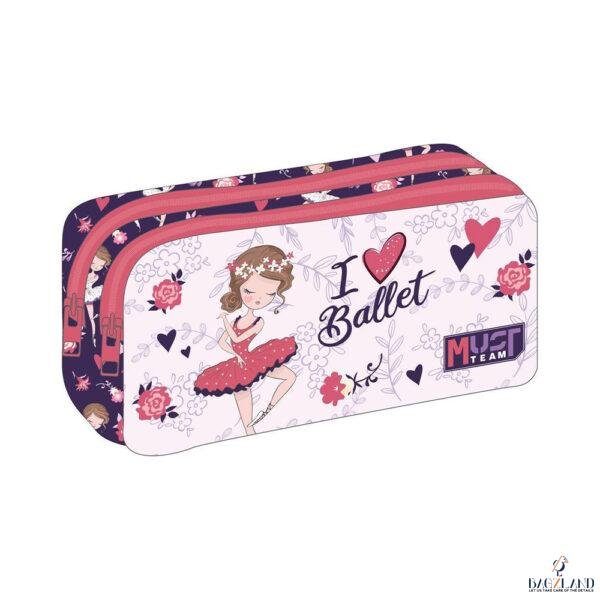 Trousse  MUST I love ballet double compartiment
