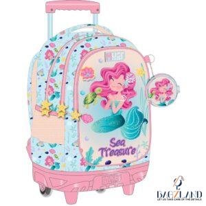 Cartable a roulettes Beautiful Mermaid MUST  44 cm