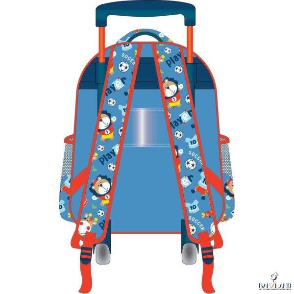 Cartable à roulettes creche MUST Soccer Player Animals 31 cm – Image 2