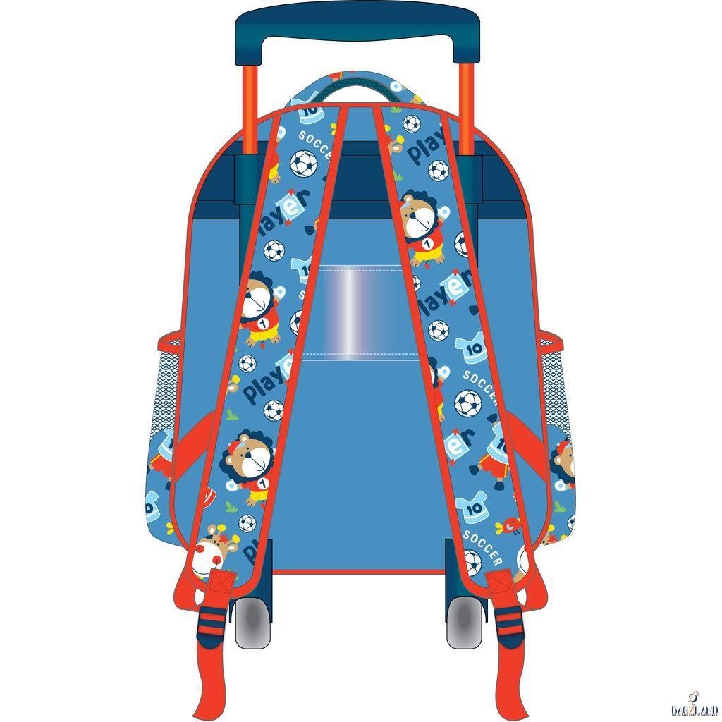 Cartable à roulettes creche MUST Soccer Player Animals 31 cm – Image 2