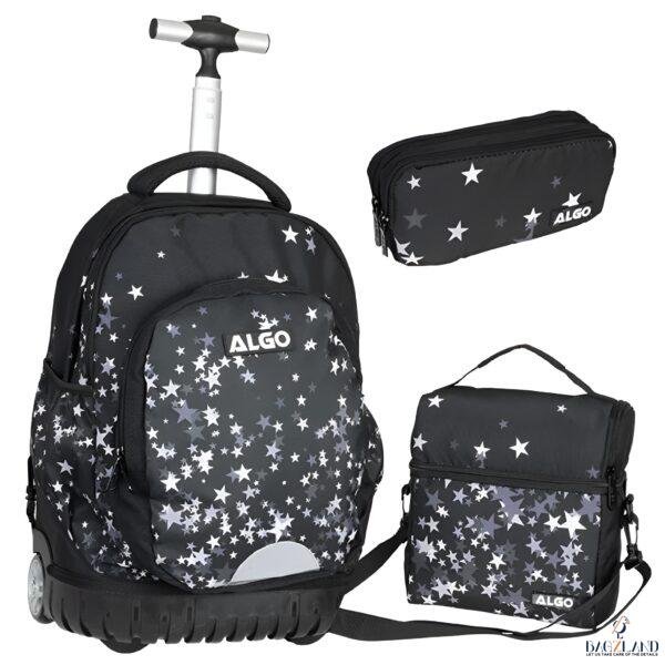 Pack Cartable a roulettes ALGO LAS ESTRELLAS 3 PCS