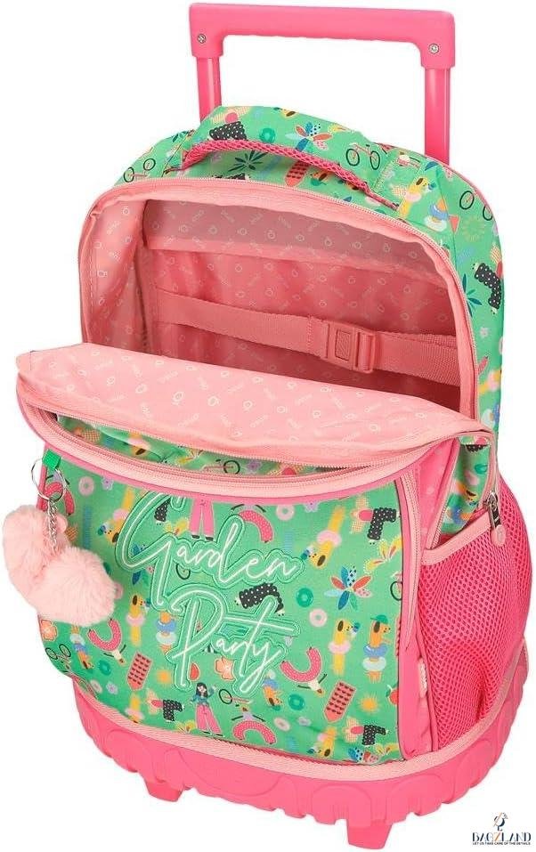 Cartable a roulettes ENSO Garden Party 44 cm – Image 2