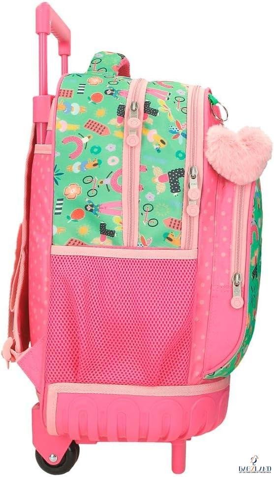 Cartable a roulettes ENSO Garden Party 44 cm – Image 4