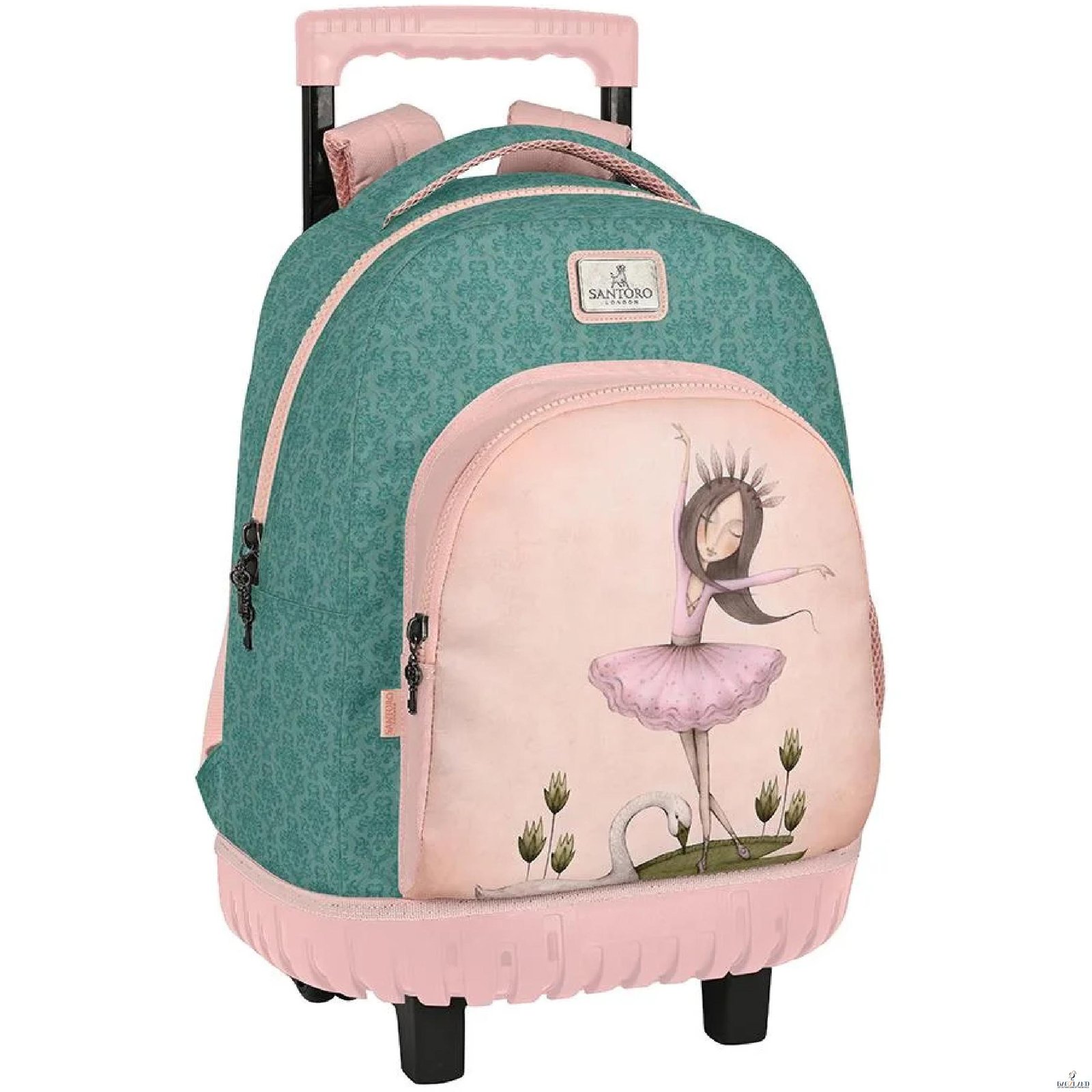 Cartable a roulettes SAFTA Swan Princess 45 cm