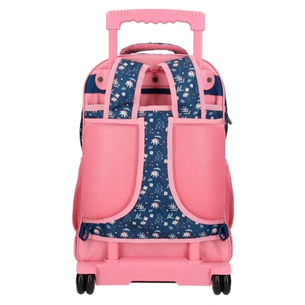 Cartable a roulettes ENSO CIAO BELLA NAVY 43 cm – Image 3