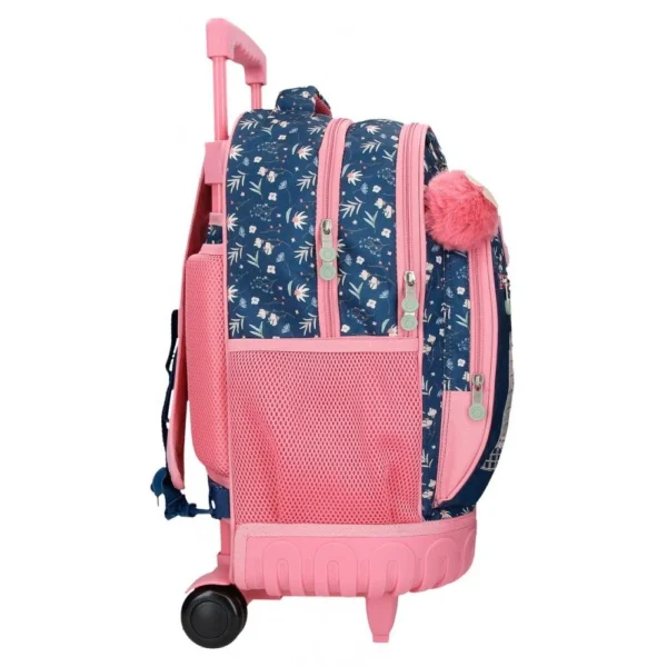 Cartable a roulettes ENSO CIAO BELLA NAVY 43 cm – Image 4