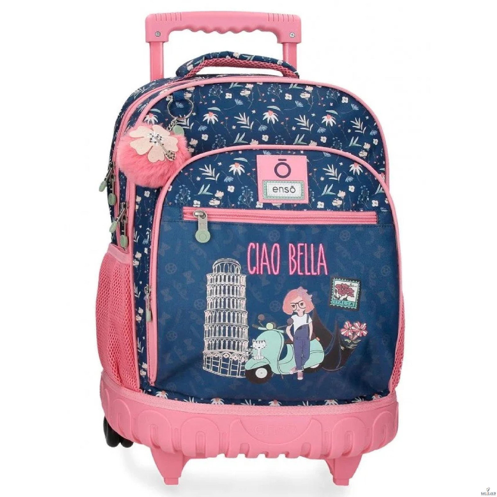Cartable a roulettes ENSO CIAO BELLA NAVY 43 cm
