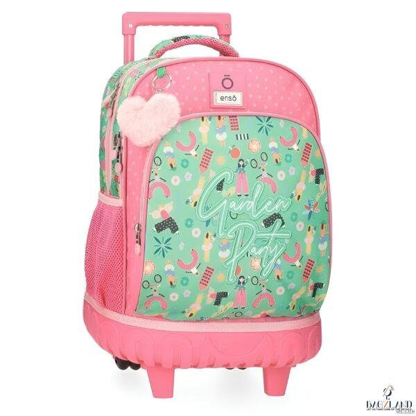 Cartable a roulettes ENSO Garden Party 44 cm