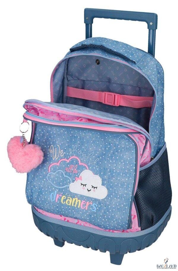 Cartable a roulettes ENSO DREAMERS  44 cm – Image 3