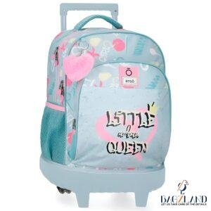 Cartable a roulettes ENSO Little Urban Queen 44 cm
