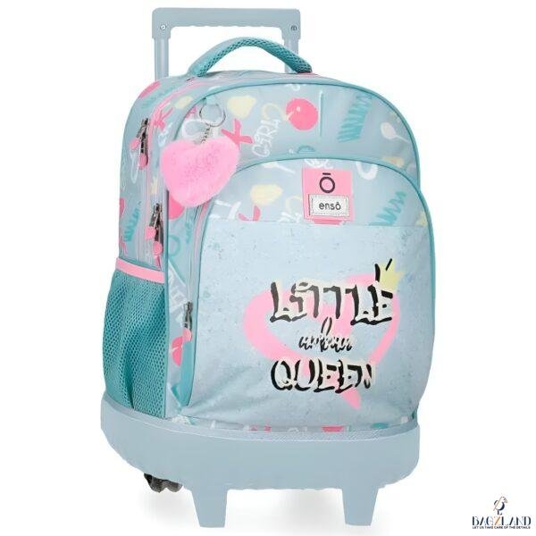 Cartable a roulettes ENSO Little Urban Queen 44 cm