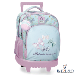 Cartable a roulettes ENSO MERCI AMOUR 43 cm