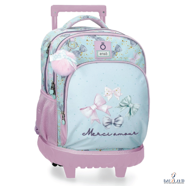 Cartable a roulettes ENSO MERCI AMOUR 43 cm