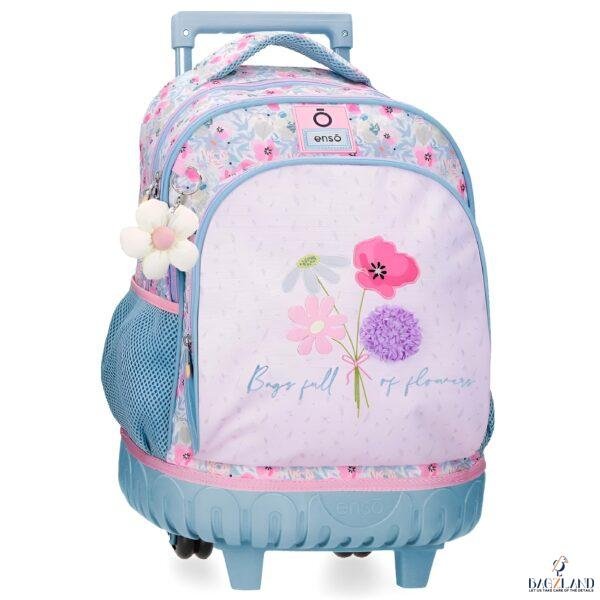 Cartable a roulettes Enso Full of Flowers 44 cm