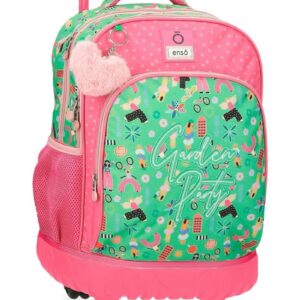 Cartable a roulettes ENSO Garden Party 44 cm