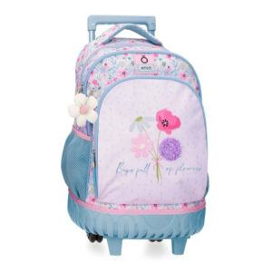 Cartable a roulettes Enso Full of Flowers 44 cm