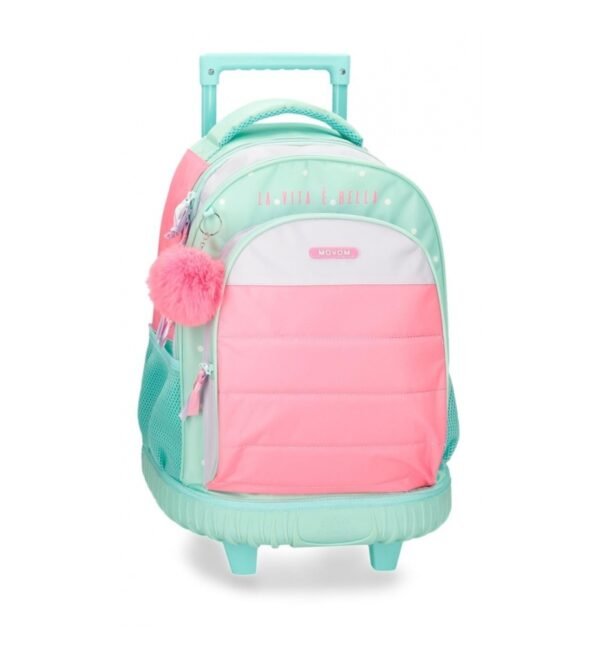 Cartable a roulettes Movom La Vita Bella 43 cm