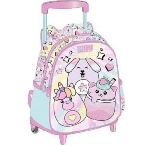 Cartable à roulettes creche MUST SQUISHCUTIES 31 cm