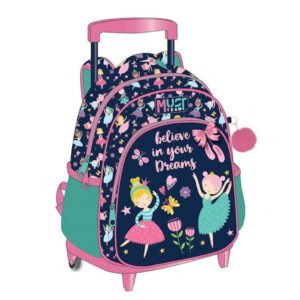 Cartable à roulettes creche MUST believe in your dreams 31 cm