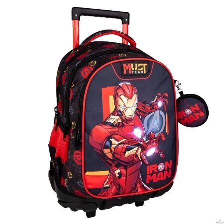 Cartable a roulettes MUST Iron Man 45cm