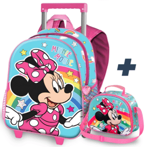PACK 2 PIECES 3D MINNIE Rainbow 34cm