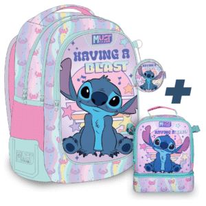 PACK 2 pieces MUST Stitch Having a blast 44 cm