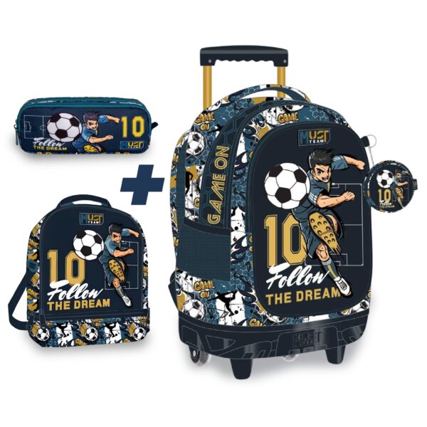 Pack 3 Pieces MUST FOLLOW THE DREAM 44 cm