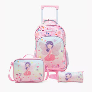 Pack Cartable a roulettes CP Must little Angel 43cm 3 PCS