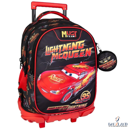 Cartable a roulettes MUST Lightning MCQUEEN 44 cm