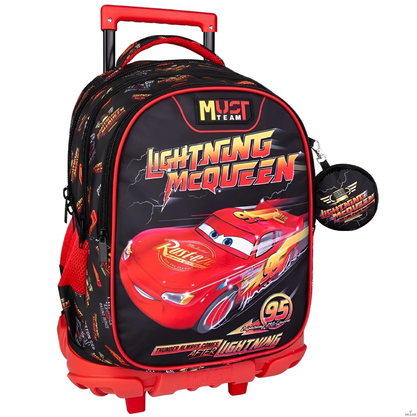 Cartable a roulettes MUST Lightning MCQUEEN 44 cm