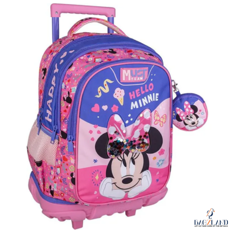 Cartable a roulettes MUST MINNIE BESTIES FOREVER  44 cm
