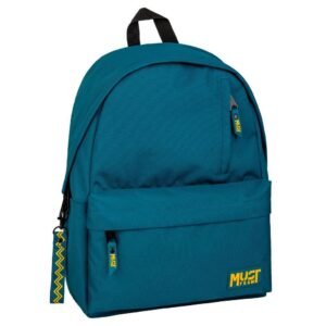 Sac a Dos MUST Classique Monochrome Petrol with Yellow 42 cm
