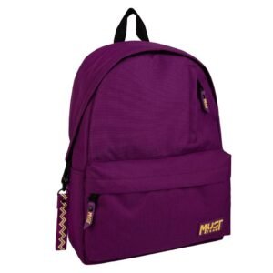 Sac a Dos MUST Classique Violet with Yellow 42 cm
