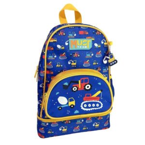 Sac a dos creche Must Construction AVEC GOUTER  36  cm