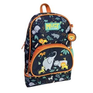 Sac a dos creche Must JUNGLE AVEC  GOUTER  36  cm