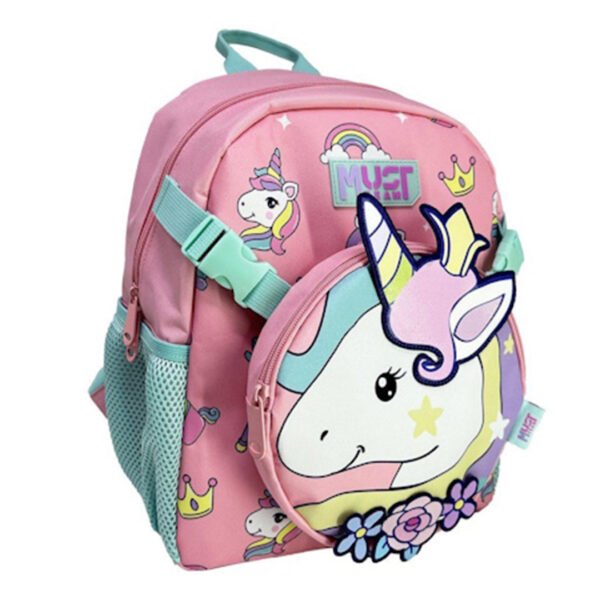 Sac a dos creche Must UNICORN AVEC BANDOULIERE  33  cm