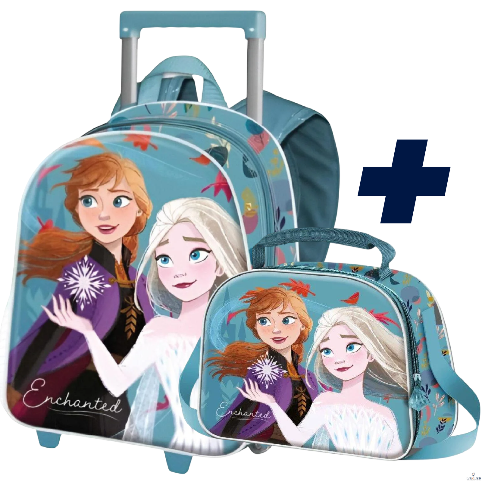PACK 2 PIECES Frozen Enchanted 3D 34 cm