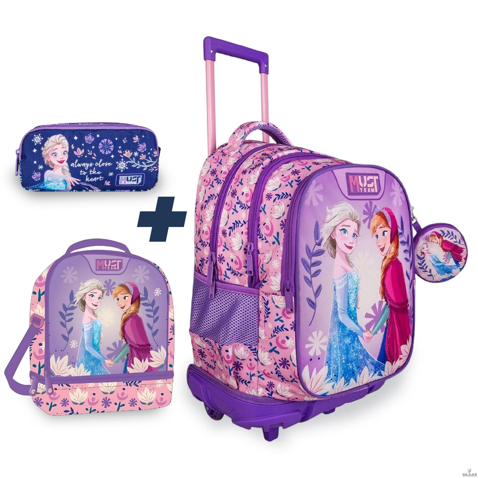 PACK 3 Pieces MUST Frozen Sisters 45 cm