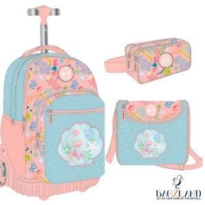 Cartable a roulettes SUPERPACK BEACH  3pcs